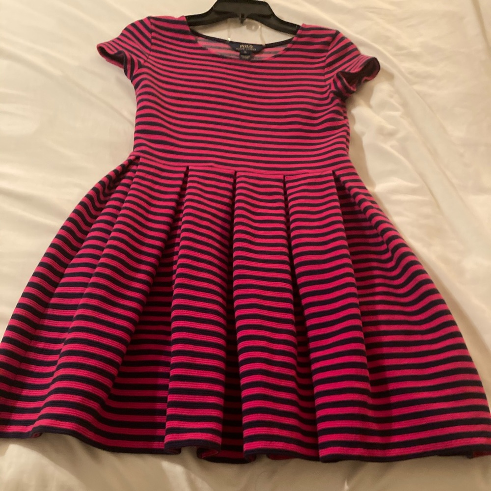 Girls POLO Striped Dress